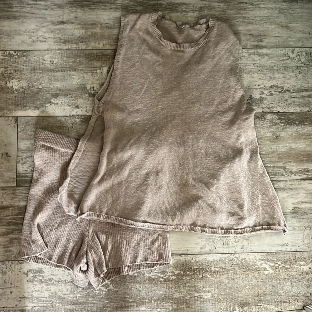 Two piece know short and top